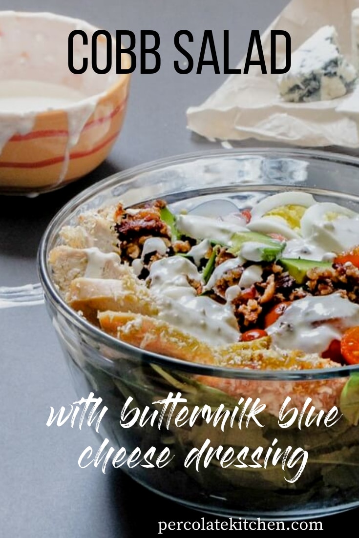 Classic Cobb Salad with Buttermilk Blue Cheese Dressing