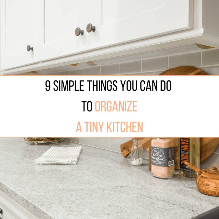 9 Simple Ways You Can Organize a Tiny Kitchen (and the Pantry, too!)
