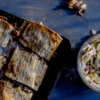 Sheet Pan Pulled Chicken and Black Bean Quesadillas with Roasted Radish Slaw