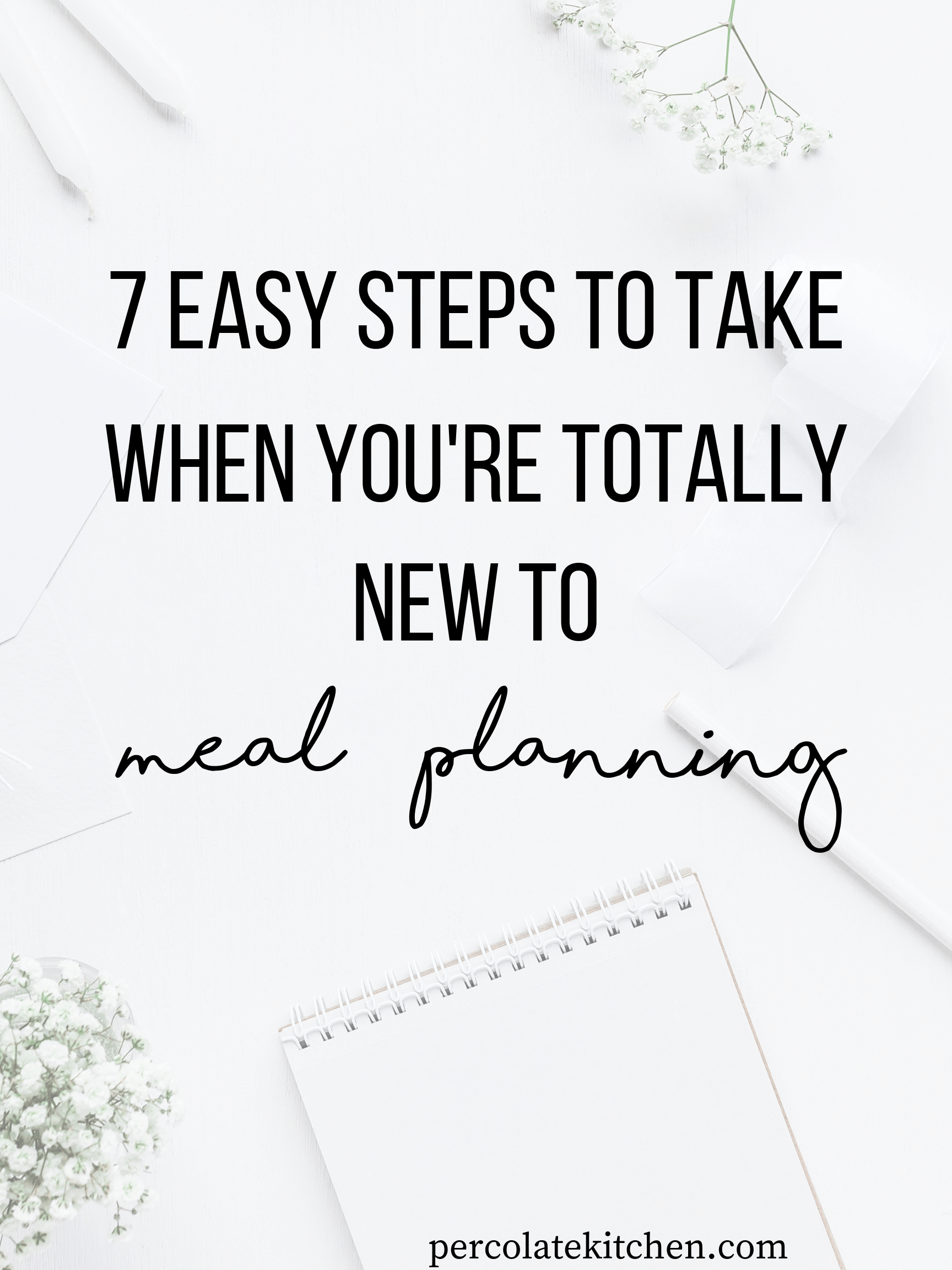 7 Easy Steps for Meal Plan Beginners