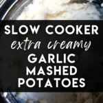 Simple, creamy mashed potatoes made in the slow cooker with garlic, whole milk, and russet potatoes. Set it and forget it!