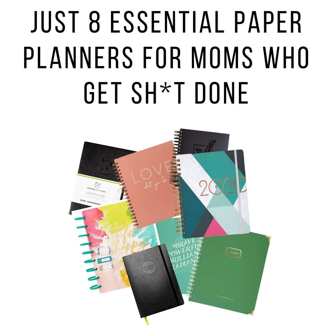 Paper planners for moms feels overwhelming with all the options out there! Here's a list of my faves, including accessories, & how to choose.