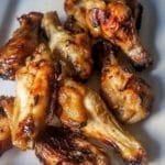Crispy air fryer chicken wings ready in 15 minutes after marinating, and the air fryer cooks them to crackly perfection with less grease!