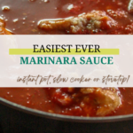 Bright-flavored marinara made from crushed tomatoes and seasoned with oregano. It's a great make-ahead recipe for the freezer and helps you out on busy nights!