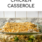 This ritz cracker chicken casserole is a real crowd-pleaser! Layers of chicken, rice, and veggies topped with salty-buttery Ritz crackers.