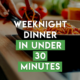 Weeknight dinner in under 30 minutes doesn't mean working hard in the kitchen! Here are my tips for lazy, easy dinner prep.